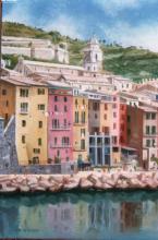 olio su tela 'Portovenere' cm30x45