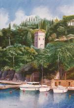 Olio su tela "Portofino"